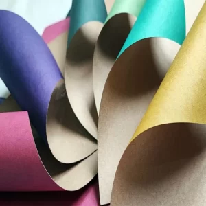 کاغذ کرافت یک رو رنگی